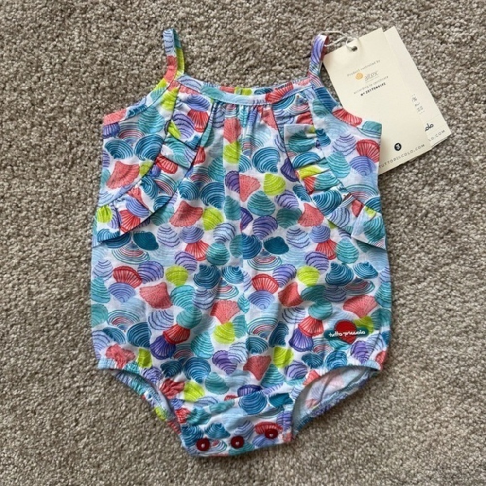 NWT Tutto Piccolo infant size 0 romper
